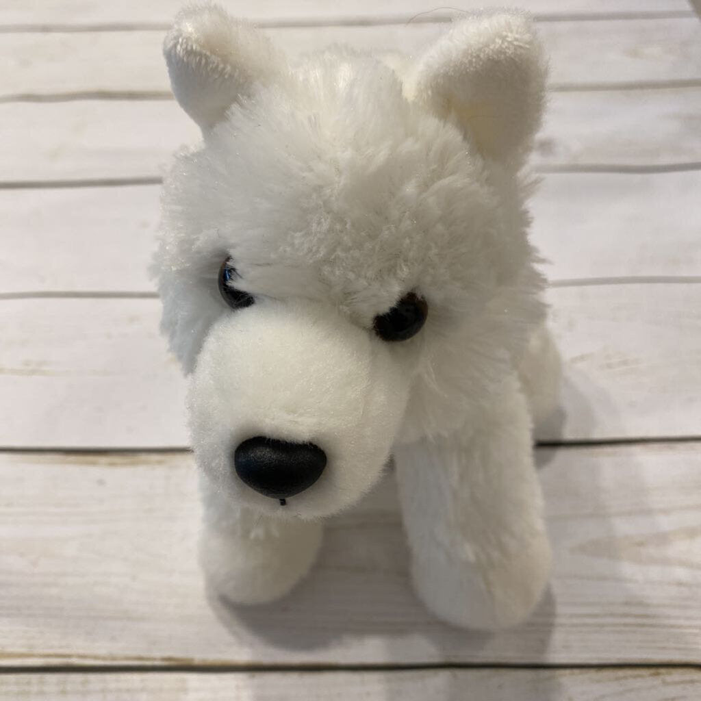 Aurora White Plush Huskey