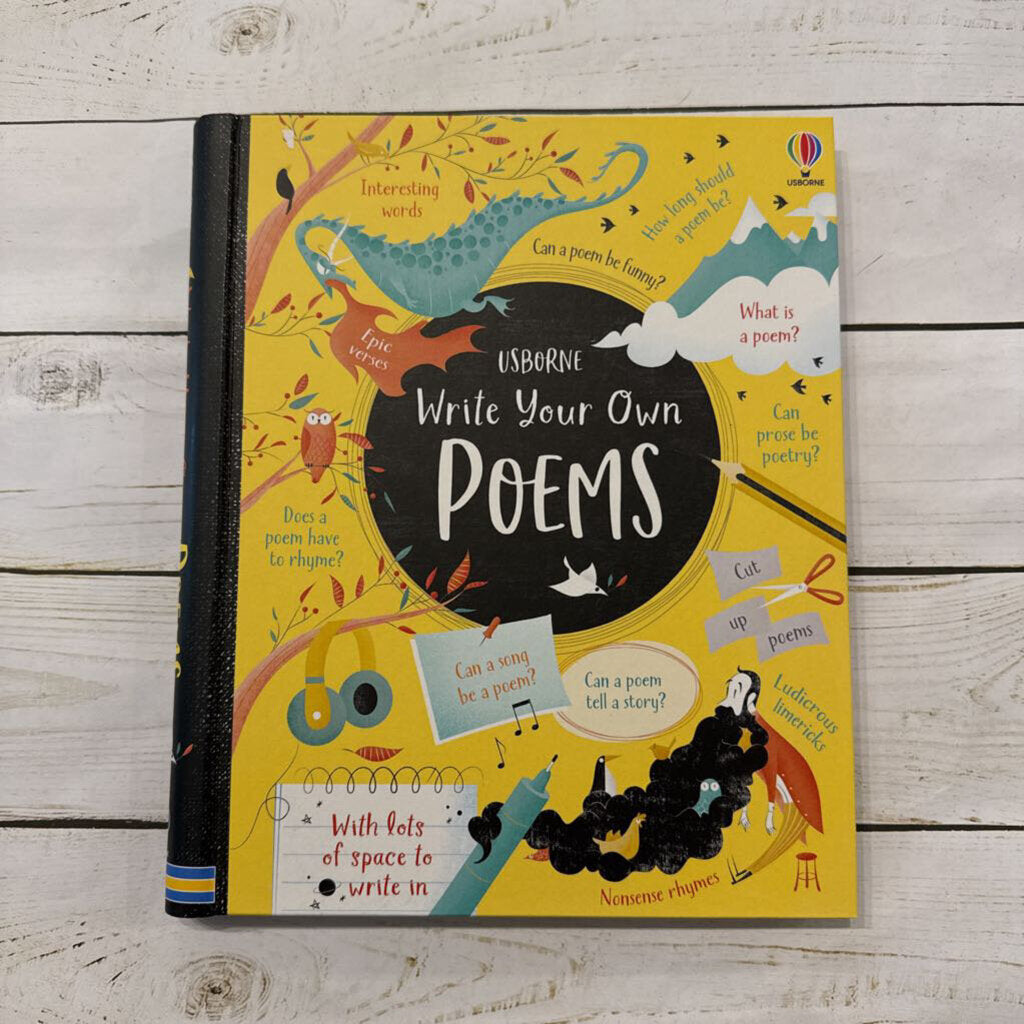 NEW Usborne Write Your Own Poems