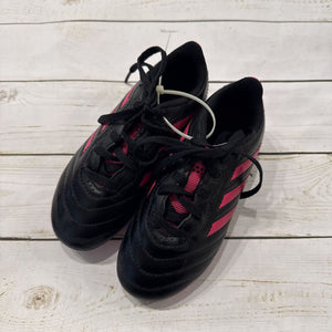 Size 11.5: Black + Pink Cleats