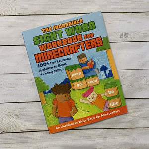 NEW The Incredible Sight Word Workbook for Minecrafters