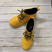 Load image into Gallery viewer, Size 8.5: NEW Yellow Out and About Splashy Boots *retail $130
