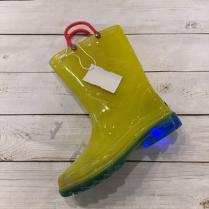 Size 11/12: Neon Yellow Light Up Rain Boots