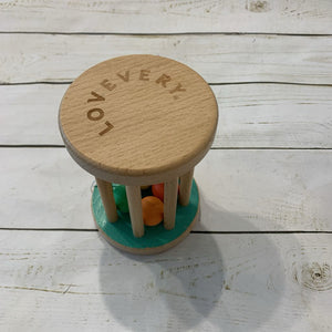 Lovevery Wooden Rainbow Ball Roller