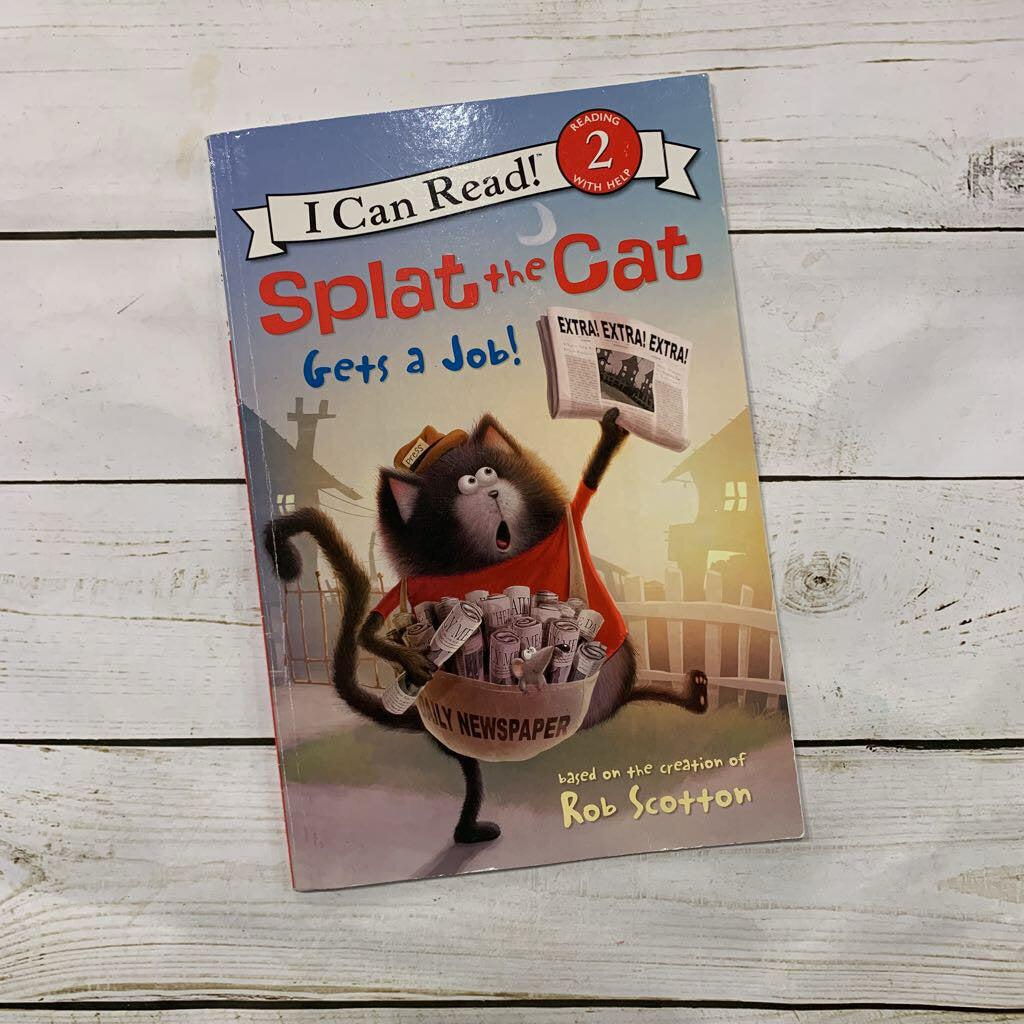 Used Book - I Can Read Splat the Cat Gets a Job