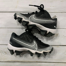 Load image into Gallery viewer, Size 10: Black Baseball Cleats
