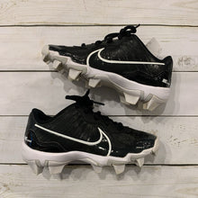 Load image into Gallery viewer, Size 12: Black Baseball Cleats
