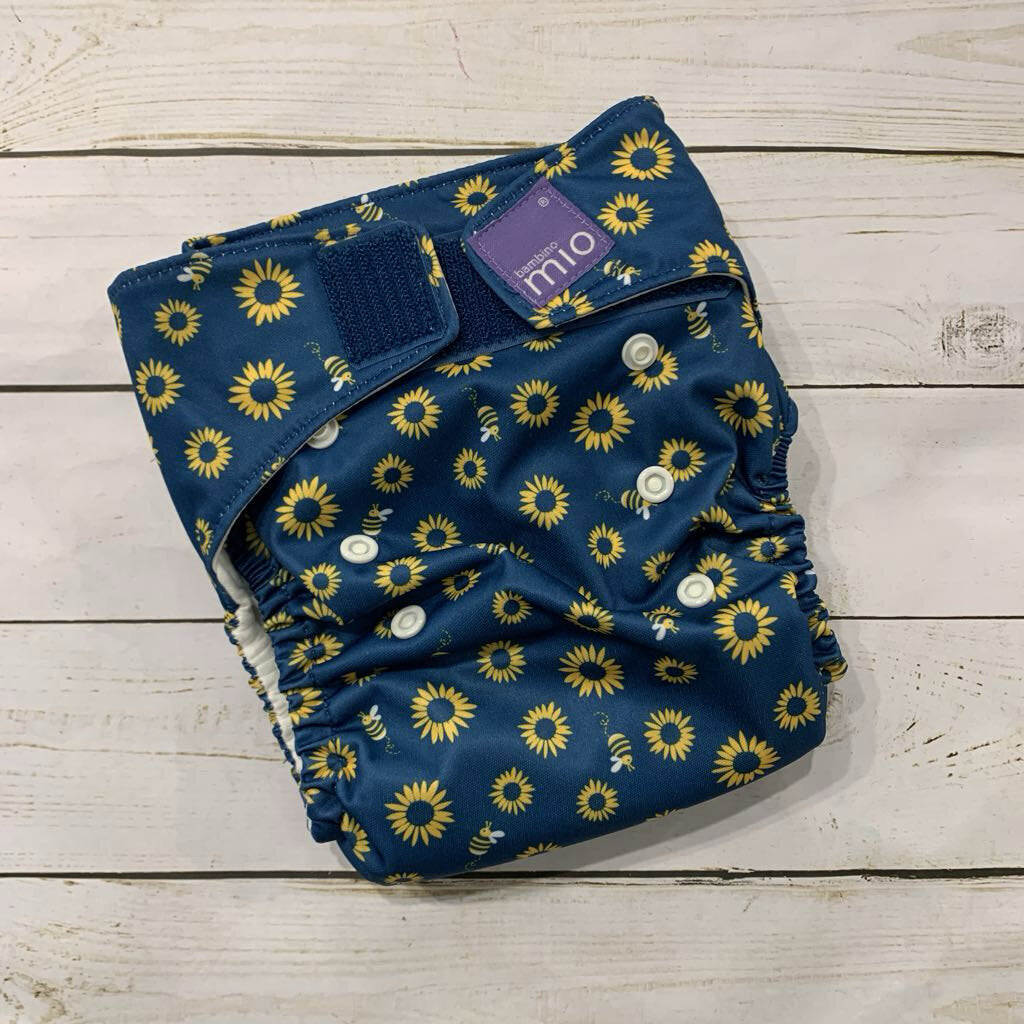 OS: Mio Cloth Diaper w/ Insert - Sunflower