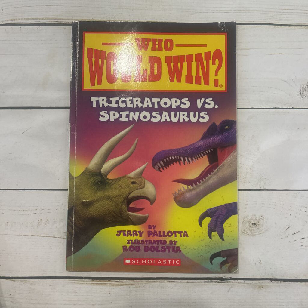 Used Book - Who Would Win Triceratops VS Spinosaurus