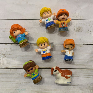 Set of 7 Fisher Price Little People Figures