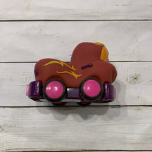 Load image into Gallery viewer, B Toys Pull + Go Chunky Purple Truck
