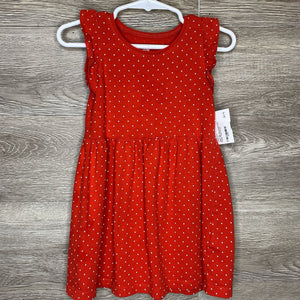 18M: Red Polka Dot Flutter Tank Dress