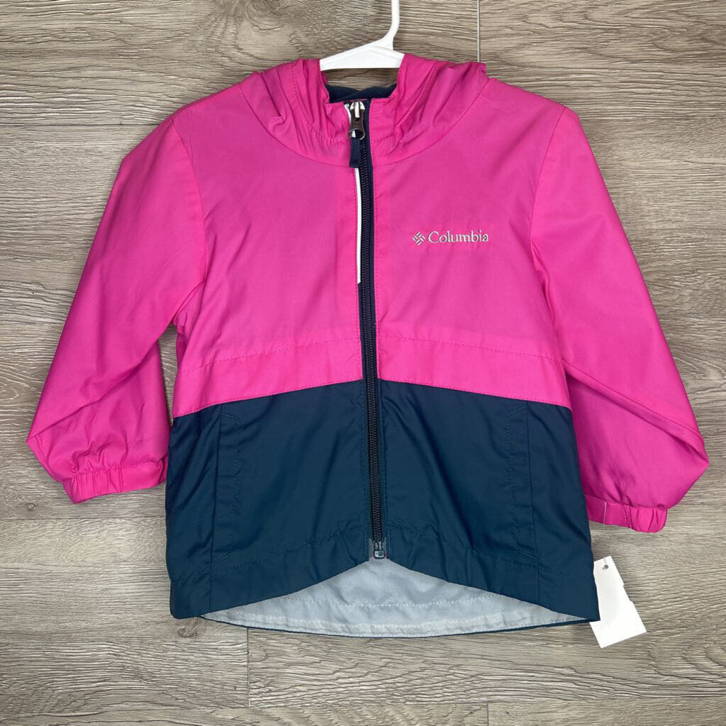 2T: Pink + Navy Light Weight Jacket