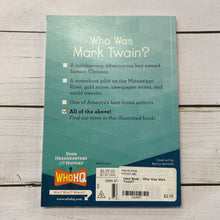 Load image into Gallery viewer, Used Book - Who Was Mark Twain?
