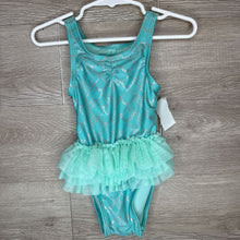Load image into Gallery viewer, 18M: Aqua Mermaid Tulle Skirted Swimsuit
