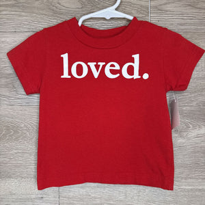 18M: Red Loved Tee