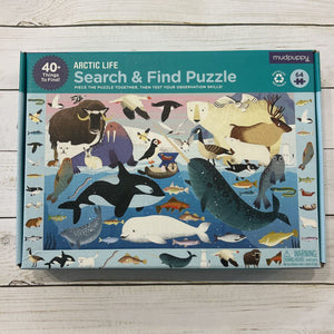 Mudpuppy Arctic Life Seach & Find 64pc Puzzle