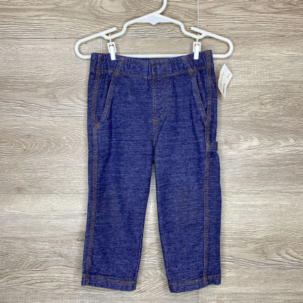 18M: Soft Denim Cargo Pants