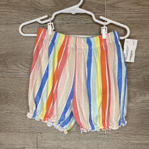 18M: Pastel Striped Balloon Shorts