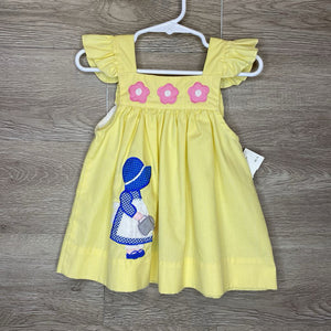 Fits Like 18M: Vintage Yellow Holly Hobby Flutter Dress *reduced
