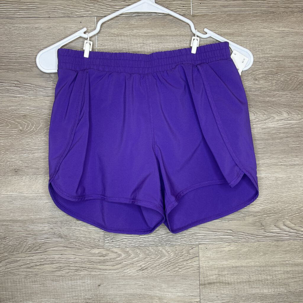 14: Purple Running Shorts