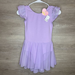 140/10: NEW Lavender Skirted Leotard