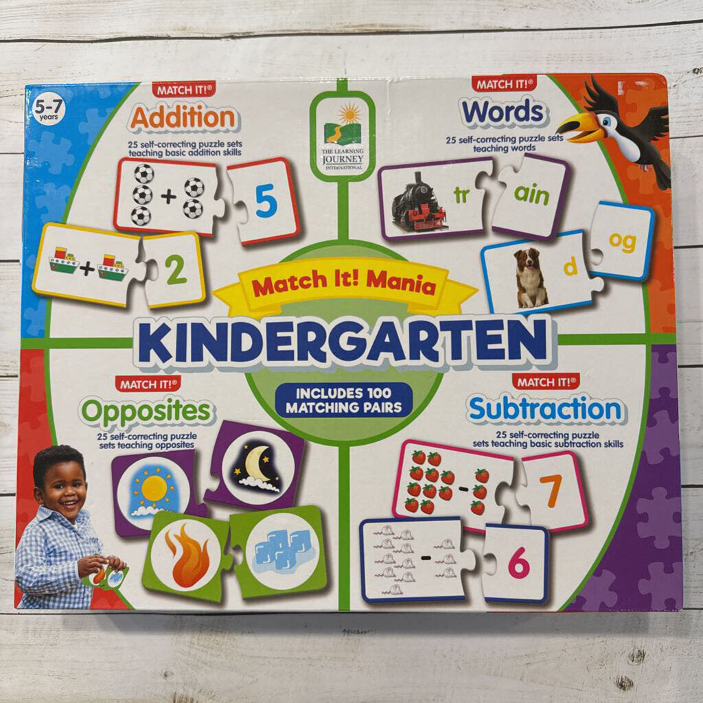 The Learning Journey Match It Mania Kindergarten