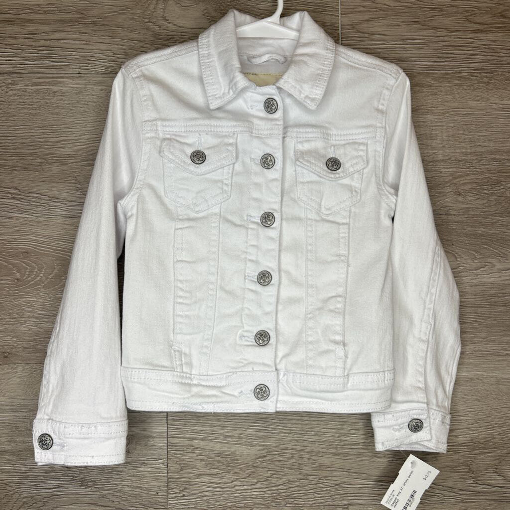 2T: White Denim Jacket
