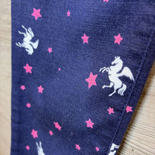 Load image into Gallery viewer, 14: Navy Star + Unicorn Jeggings
