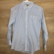 Load image into Gallery viewer, 12: Blue Dot + Spot Button-Up
