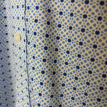 Load image into Gallery viewer, 12: Blue Dot + Spot Button-Up
