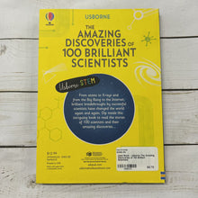 Load image into Gallery viewer, Used Book - Usborne The Amazing Discoveries of 100 Brilliant Scientists

