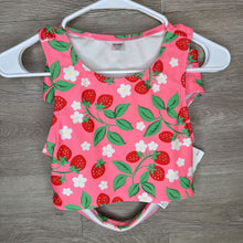 Load image into Gallery viewer, 14/16: Pink Strawberry Print 2pc Swimsuit
