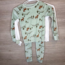 Load image into Gallery viewer, 6: Green Moose 3pc Pajamas
