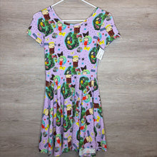 Load image into Gallery viewer, 10/12: Purple Alfie Atkins Print Dress
