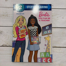 Load image into Gallery viewer, Used Book - Step Into Reading Barbie You Can Be a Teacher/Fire Fighter
