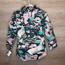 Load image into Gallery viewer, 10/12: Pink + Teal Pattern Winter Jacket *as is

