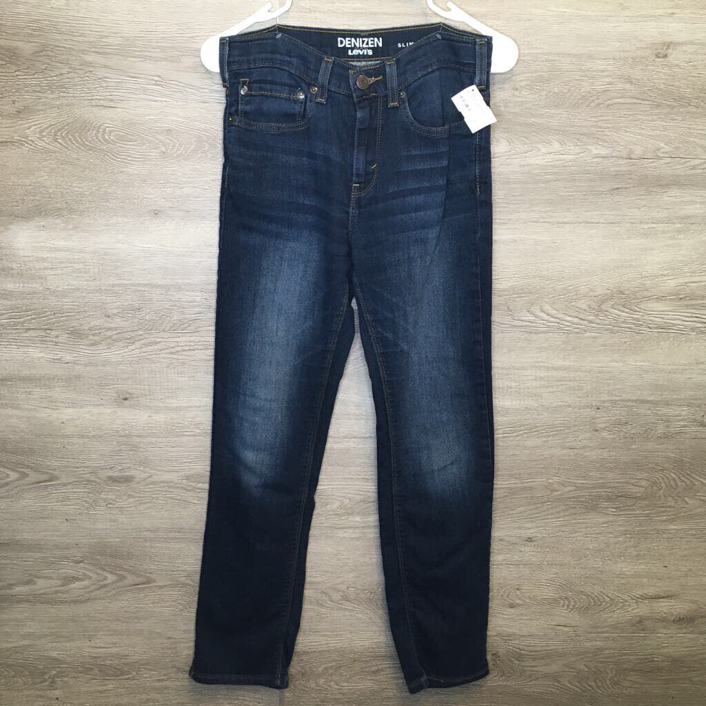 16: Dark Wash Slim Fit Soft Denim Jeans