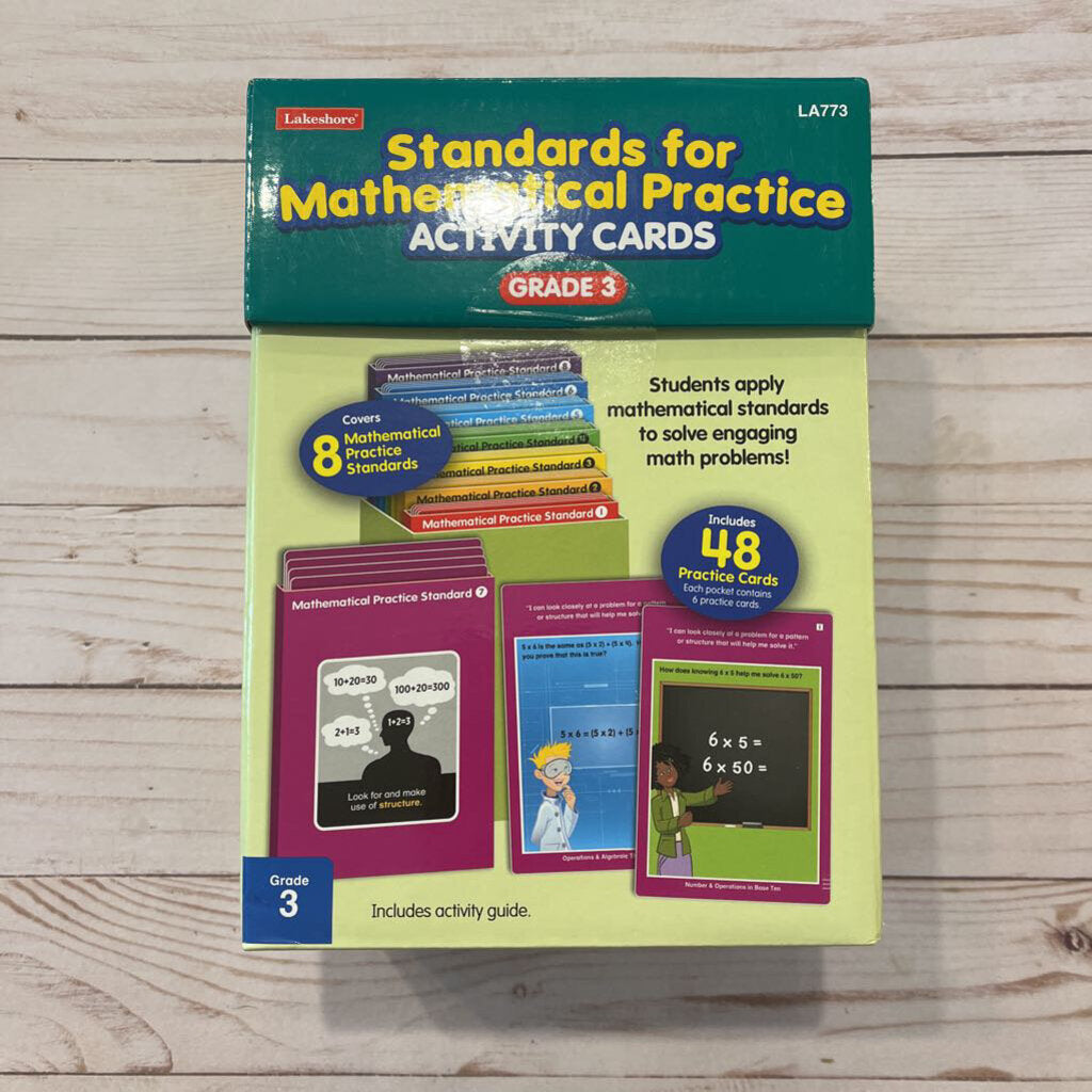 Lakeshore Standards for Mathematical Practice Grade 3 Activity Cards *retails $40