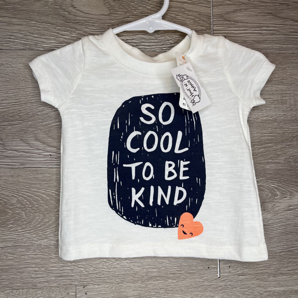 0-3M: NWT White Cool to Be Kind Tee