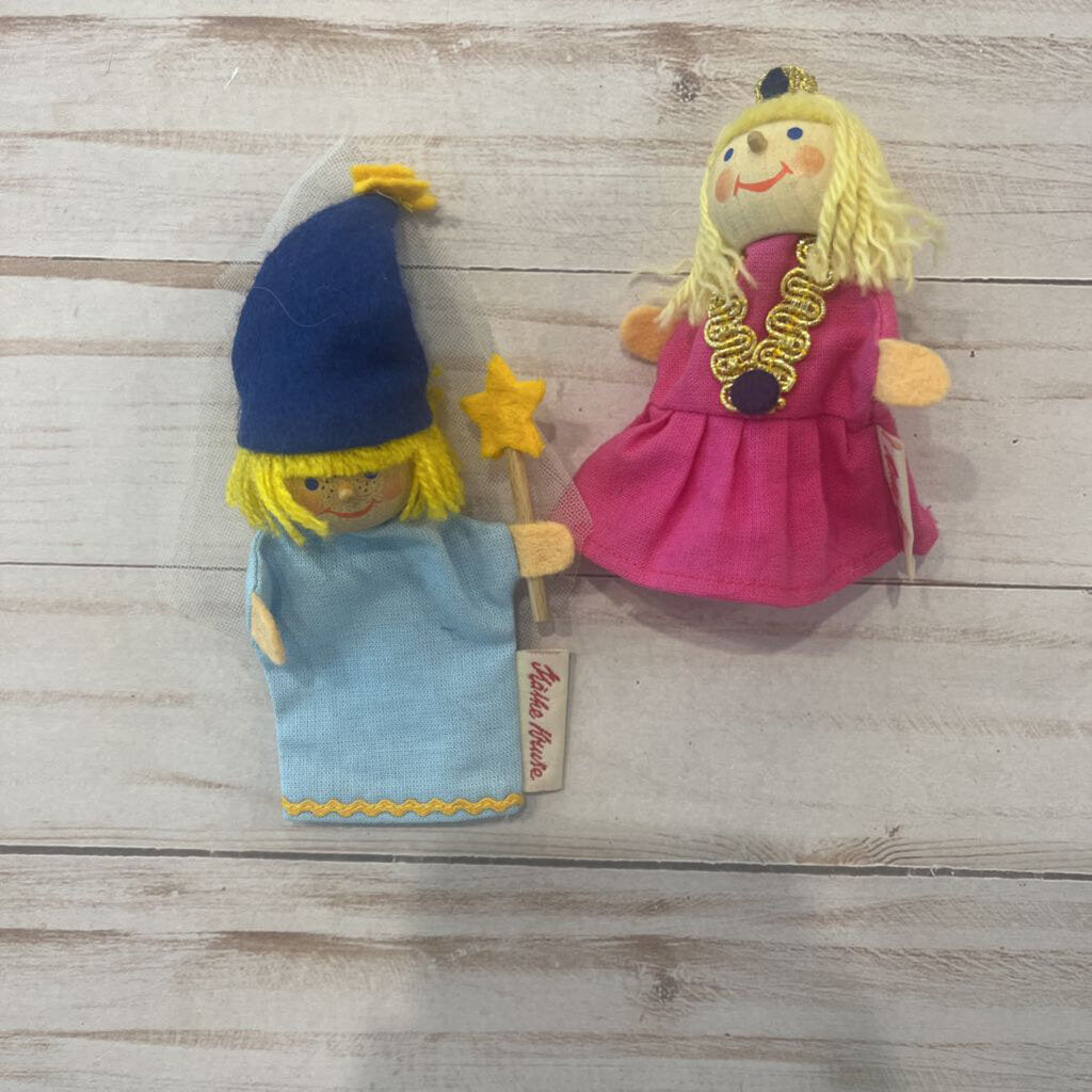 Kathe Kruse Princess + Wizard Finger Puppets