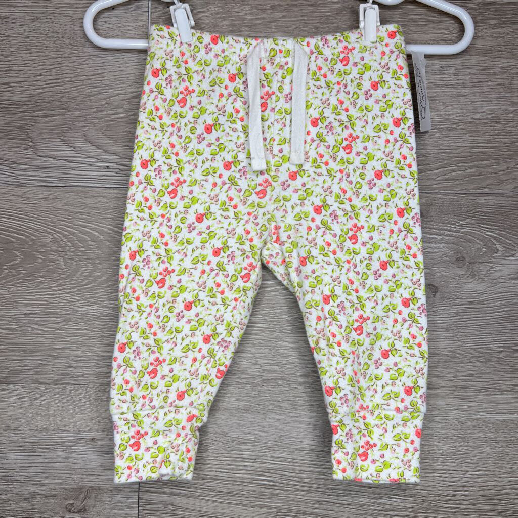 3-6M: Neon Floral Pants