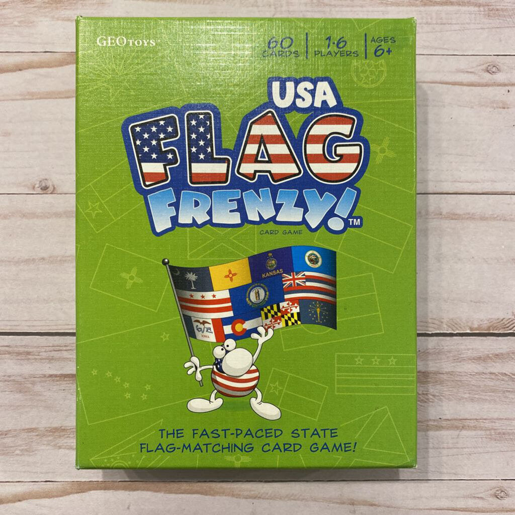 USA Flag Frenzy Card Game