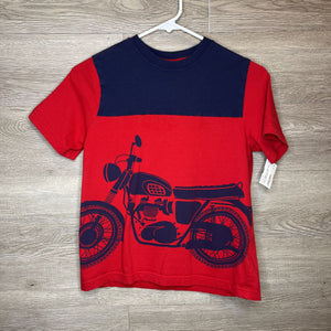 140/10: Red + Navy Motorcycle Tee